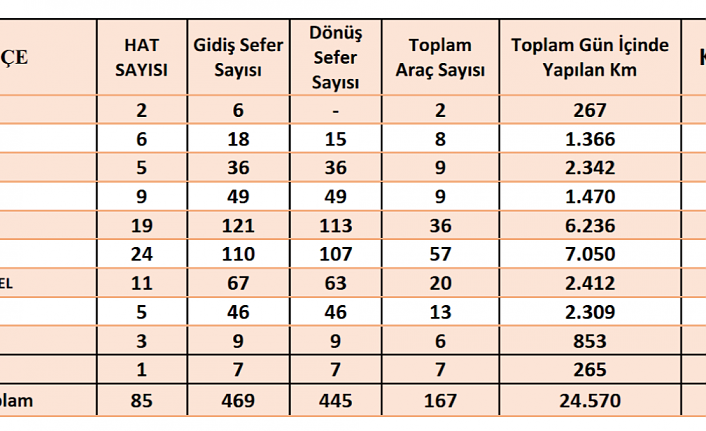 Kırsalda toplu ulaşım hattı 85’e ulaştı