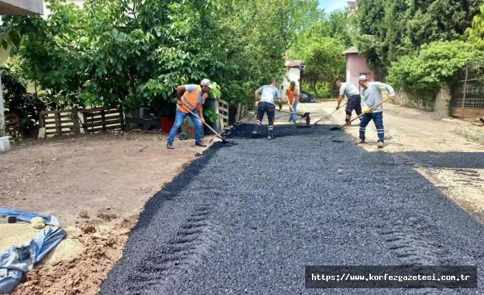 Körfez Belediyesi, Yaz Aylarında, Üst Yapı  Çalışmalarını Sürdürüyor