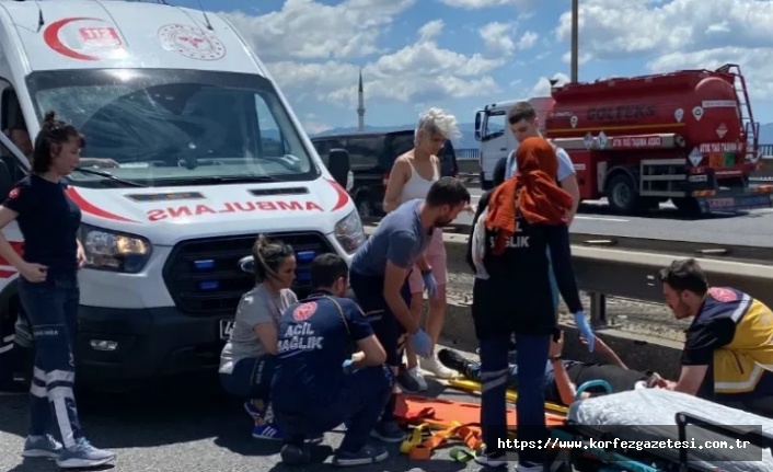 TEM Otoyolu'nda, Trafik Kazası: 7 Yaralı Var