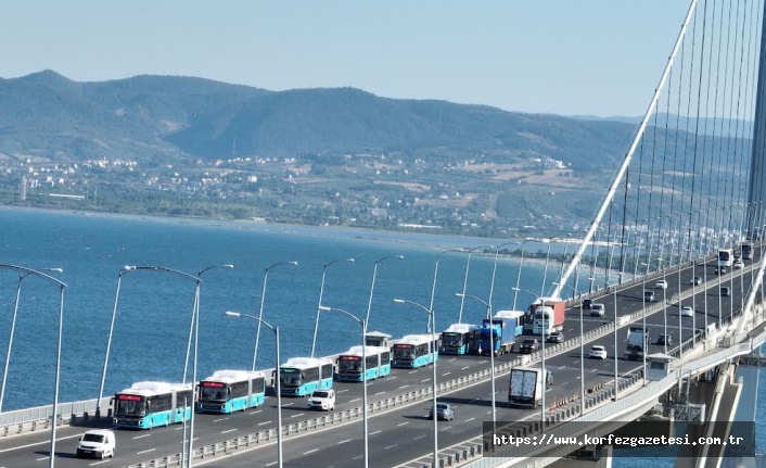 Kocaeli Büyükşehir, Filoya 10 Yeni Körüklü Otobüs, Daha Ekledi