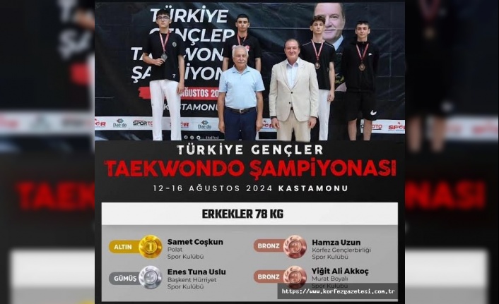 Körfezli Taekwondo Sporcusu Hamza, Büyük Başarı Elde Etti