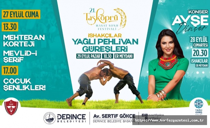 21. Taşköprü Hasat Sonu Festivali Başlıyor