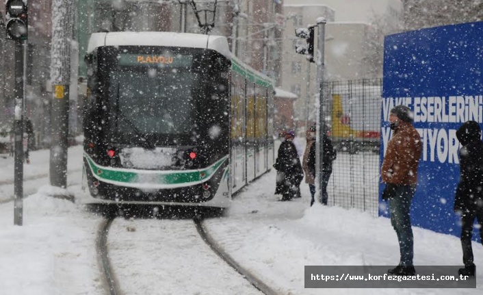 Akçaray Tramvay Hattında Kış Tarifesi Uygulaması Başladı