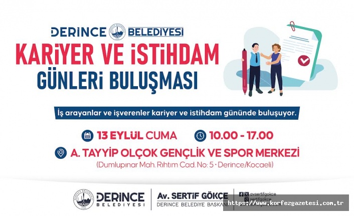 Derince Belediyesi, Kariyer ve İstihdam Günleri, Buluşması Düzenliyor