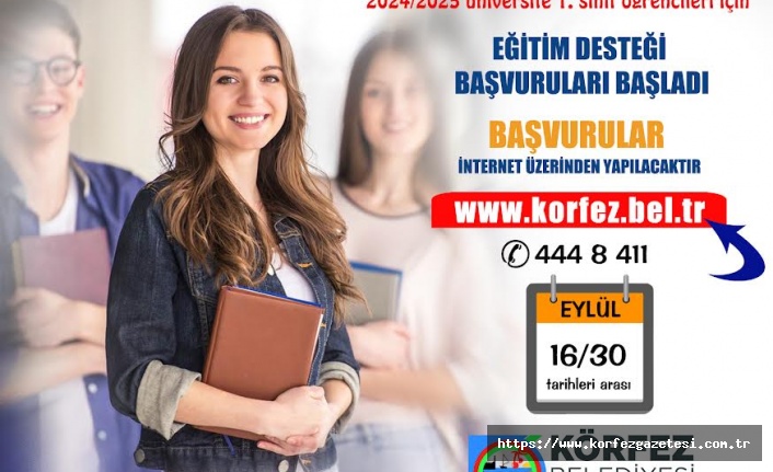 Körfez Belediyesi’nden, Üniversite Öğrencilerine, Eğitim Desteği