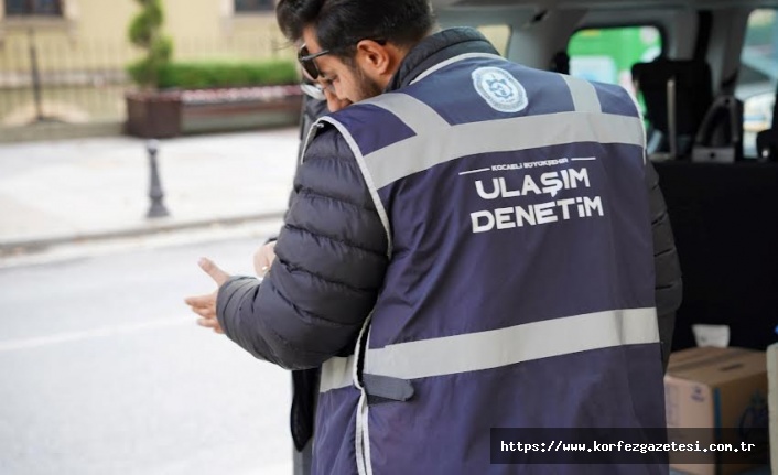 Kocaeli Büyükşehir Belediyesi, Ticari Taksi Denetimlerini Sürdürüyor