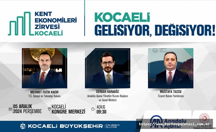 Kent Ekonomileri Zirvesi, Kocaeli Kongre Merkezi’nde