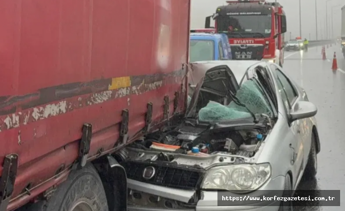 Trafik Kazası, TEM Otoyolu'nda Meydana Geldi