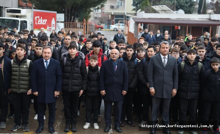 KÖRFEZ BELEDİYE BAŞKANI, ÖĞRENCİLERLE BULUŞTU!