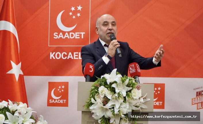 Saadet Partisi Kocaeli İl Başkanlığına Recep Sarıdoğan Atandı