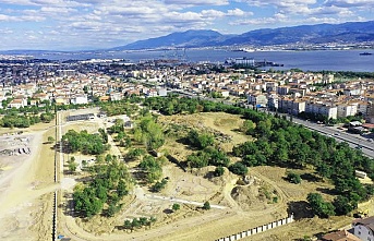 Derince Sağlıklı Yaşam Parkı havadan görüntülendi