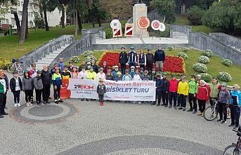 İzmit’te pedallar Cumhuriyetin 99. Yılı için çevrildi