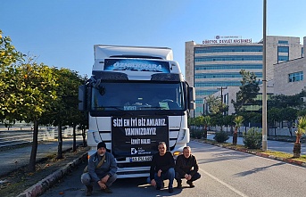 İzmit Belediyesi yardım tırları Hatay Dörtyol’da 