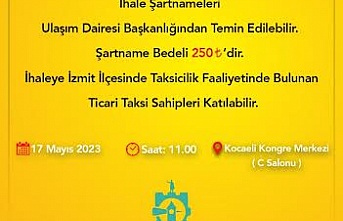 Şehir Hastanesi’ne taksi durağı ihalesi