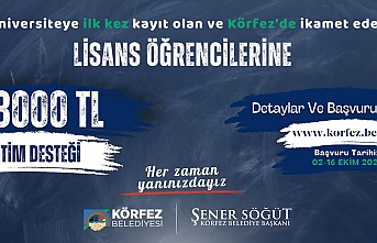 Körfez’de ‘eğitim desteği’ başvuruları başladı