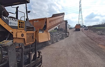 Sepetçi Mahallesi, TOKİ Konutları giriş yolu asfaltlandı.