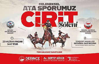 Derince Belediyesi, Ata Sporumuz Cirit Şöleni’ne ev sahipliği yapacak