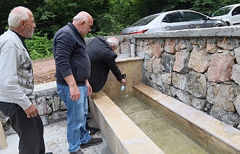 Kocaeli Büyükşehir Belediyesi, çeşme ve sundurma yaptı