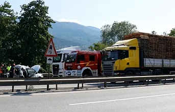 Kocaeli Otoyolu'nda, Trafik Kazası