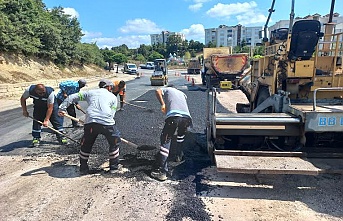 İlimtepe Mahallesi’ne, 930 Ton Asfalt Serimi