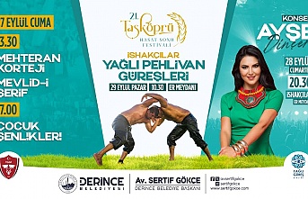 21. Taşköprü Hasat Sonu Festivali Başlıyor