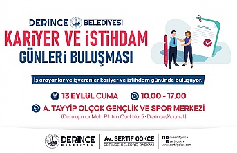 Derince Belediyesi, Kariyer ve İstihdam Günleri, Buluşması Düzenliyor