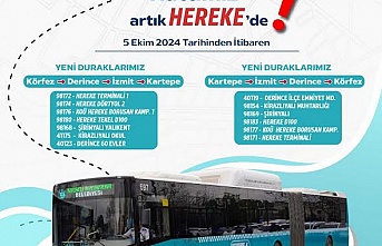 Büyükşehir Belediyesi 41K Hattına Hereke Güzergahı Eklendi