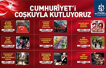 Cumhuriyet’in, 101. yılı dolu dolu kutlanacak