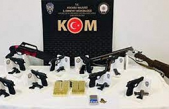 KOCAELİ'DE SİLAH KAÇAKÇILIĞI, OPERASYONU