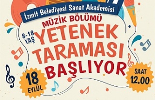 İzmit Belediyesi Sanat Akademisinde yetenek taraması...