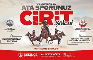 Derince Belediyesi, Ata Sporumuz Cirit Şöleni’ne...