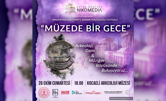 İzmit Belediyesi'nden "Müzede Bir Gece" Programı ile Zaman Yolculuğu